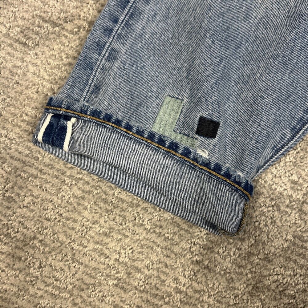 Levi's Japanese Selvedge Column Jeans Womens 27x27 Embroidered Denim - Picture 7 of 11